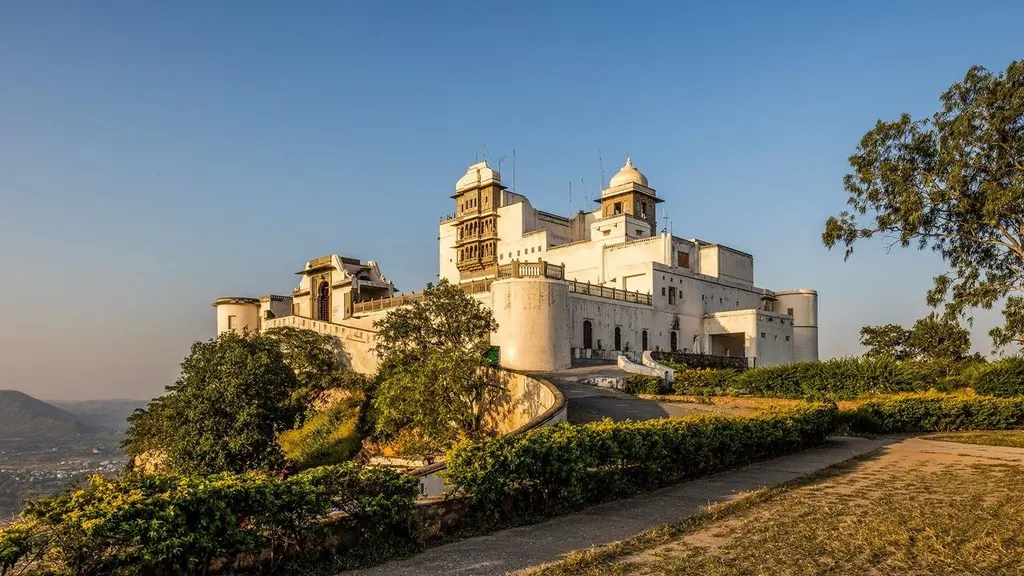 Sajjangarh Monsoon Palace on its hilltop above Udaipur